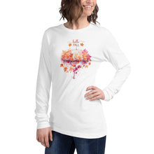 Load image into Gallery viewer, Hello Fall Umbrella Unisex Long Sleeve Tee