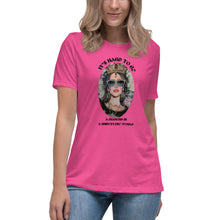 Load image into Gallery viewer, Hot Pink Be a Diamond Women's Relaxed T-Shirt