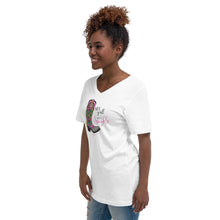 Load image into Gallery viewer, Hey Y'all Lets Sparkle Short Sleeve V-Neck