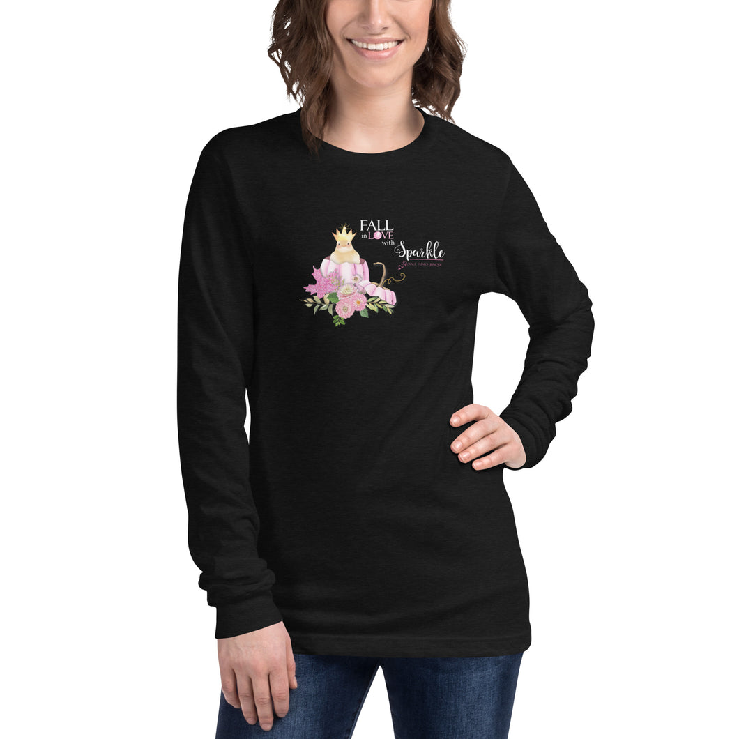 Fall In Love with Sparkle Long Sleeve Black